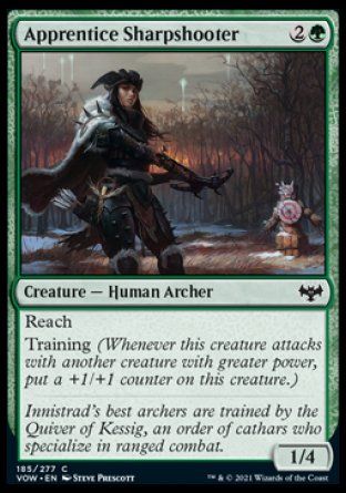 Apprentice Sharpshooter (Innistrad: Crimson Vow) Trading Card