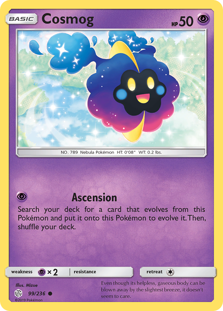 Cosmog (99/236) - Cosmic Eclipse Pokémon Card