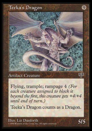 Teeka's Dragon (Mirage) Trading Card