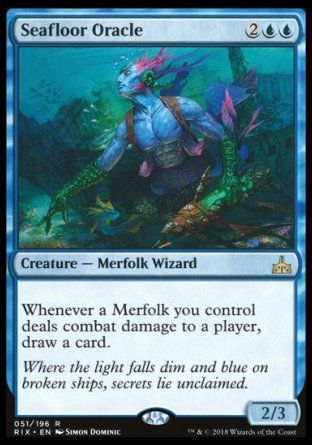 Seafloor Oracle (Rivals of Ixalan) Trading Card