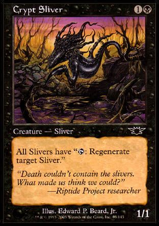 Crypt Sliver (Legions) Trading Card