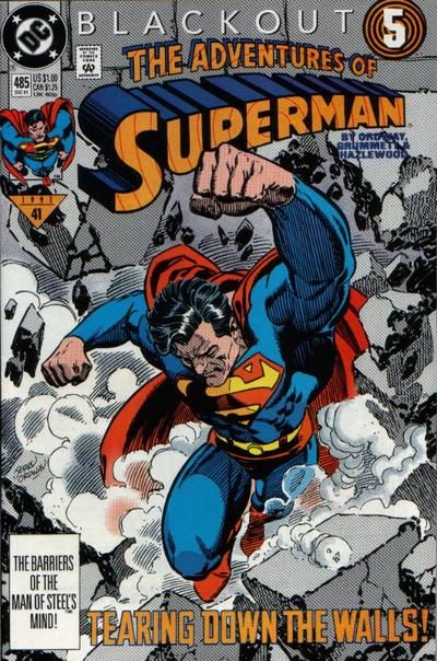 Adventures of Superman #485 Comic