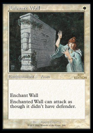 Animate Wall (Magic 30th Anniversary Edition - Old Frame) Trading Card