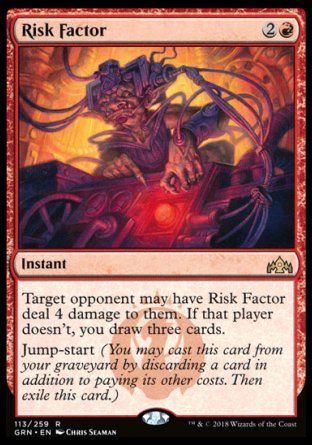 Risk Factor (Guilds of Ravnica) Trading Card