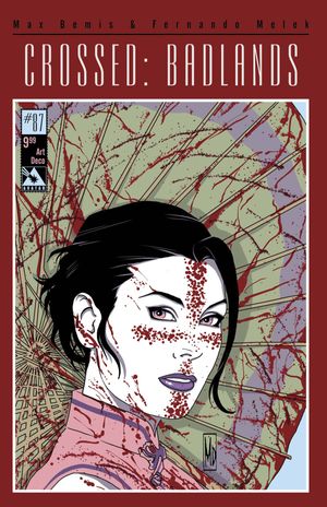 Crossed Badlands #87 (Art Deco Cover)