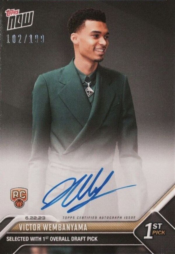Victor Wembanyama 2023 Topps Now - Autographs #D-1A