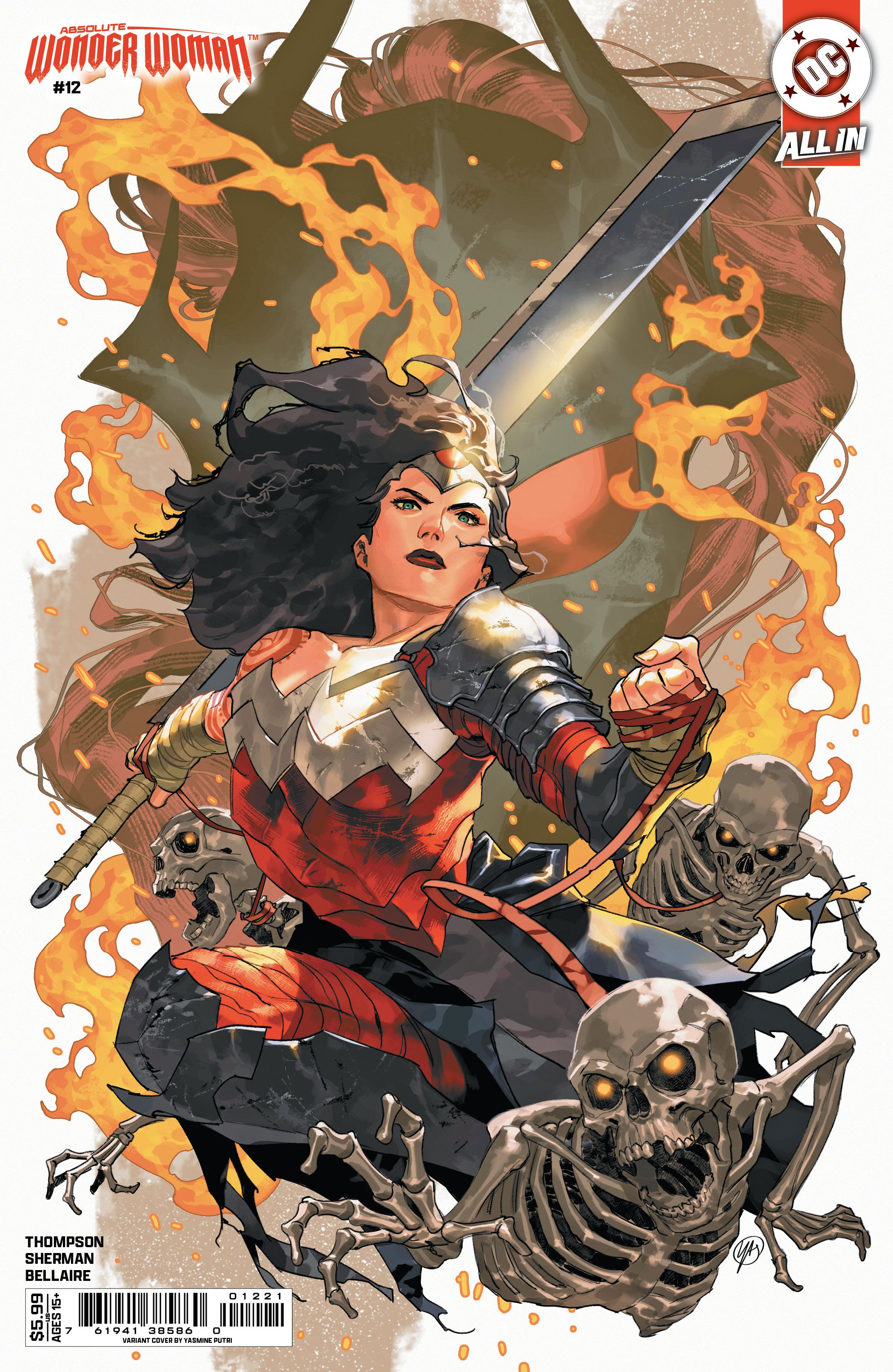 Absolute Wonder Woman #12 (Cvr C Yasmine Putri Card Stock Variant) Comic