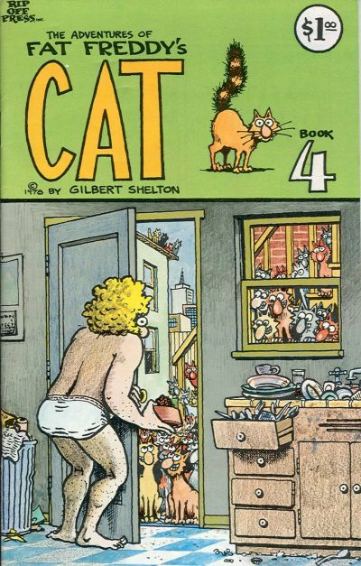 Adventures of Fat Freddy's Cat #4 Comic