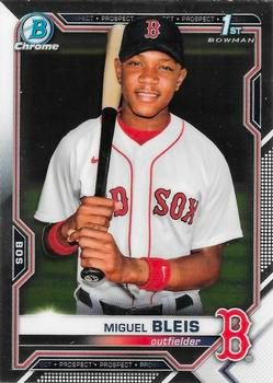 Miguel Bleis 2021 Bowman Chrome - Prospects Baseball #BCP-167 Sports Card