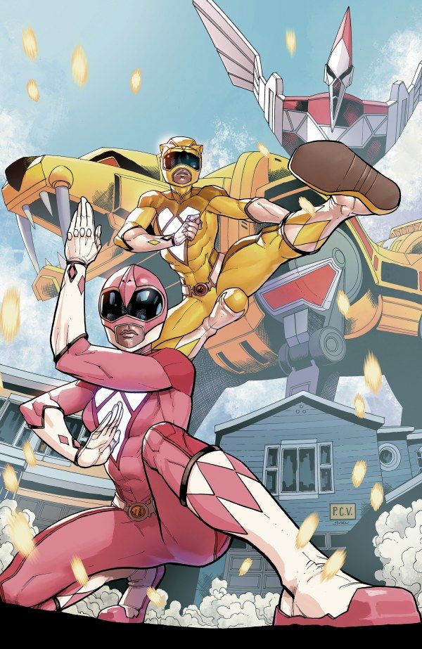 Mighty Morphin Power Rangers #3 (Cover F 1:10 Phillip Sevy Foil Virgin Variant) Comic