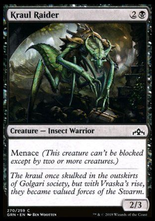 Kraul Raider (Guilds of Ravnica) Trading Card