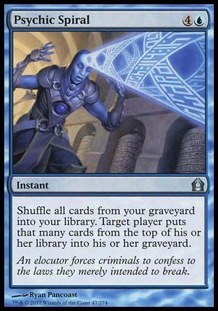 Psychic Spiral (Return to Ravnica) Trading Card