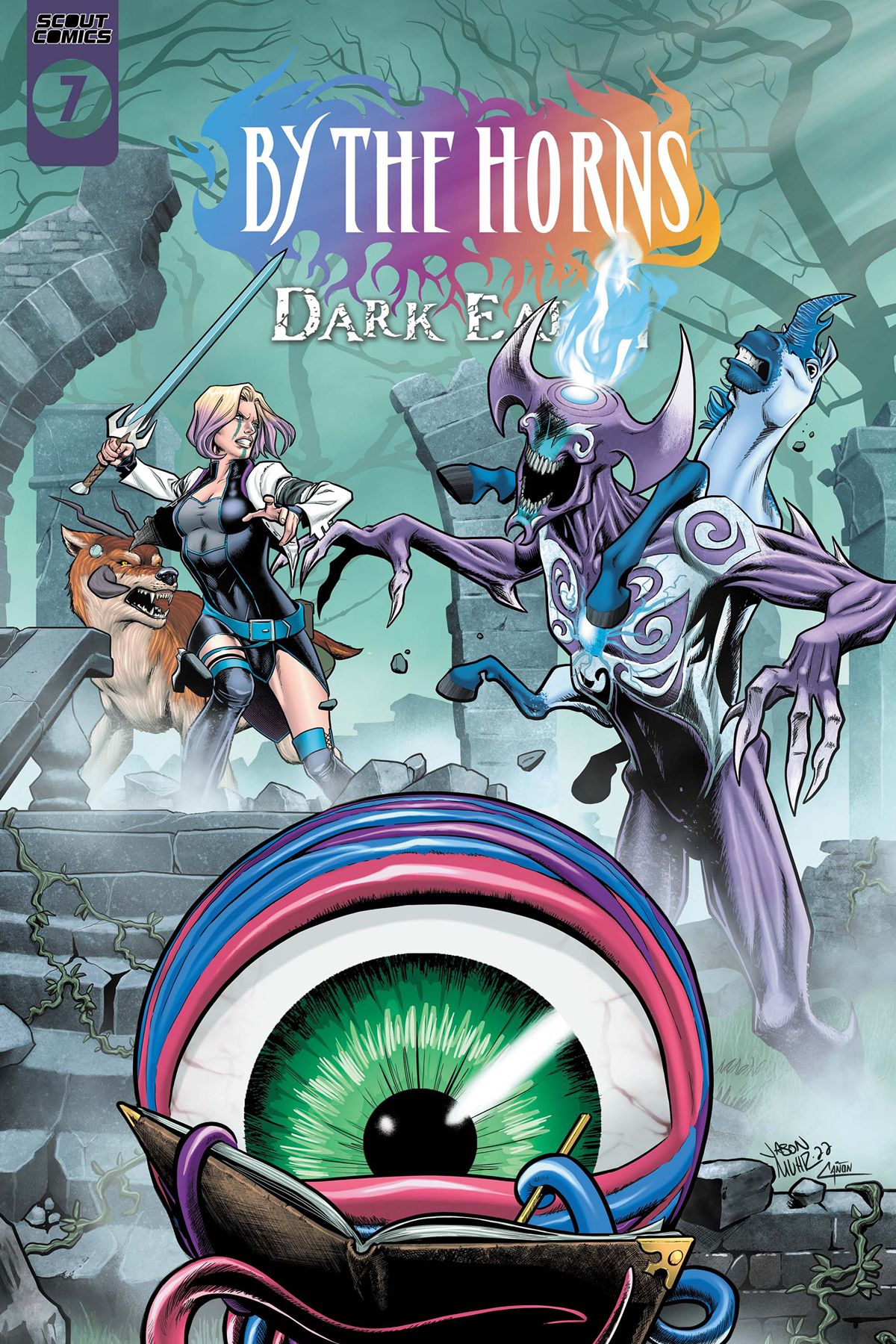 By The Horns: Dark Earth #7 Comic