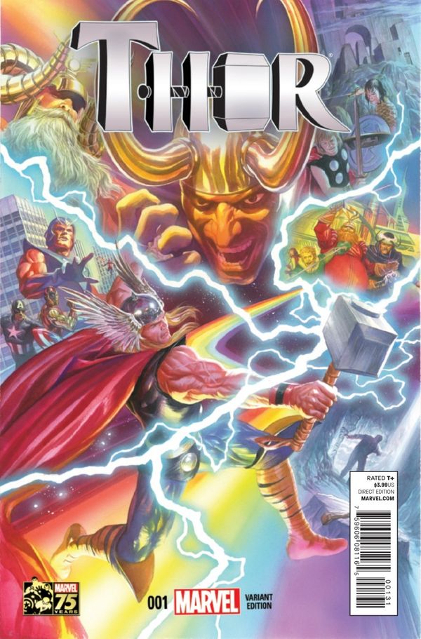 Thor #1 (Ross 75th Anniv Var)