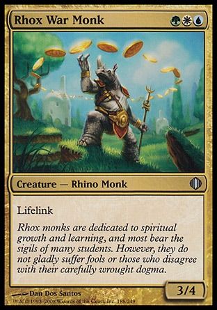 Rhox War Monk (Shards of Alara) Trading Card