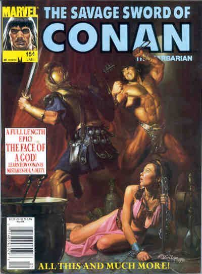 The Savage Sword of Conan #181 Comic