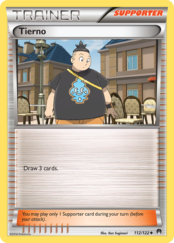 Tierno (Trainer: Supporter) (112/122) - BREAKpoint Pokémon Card