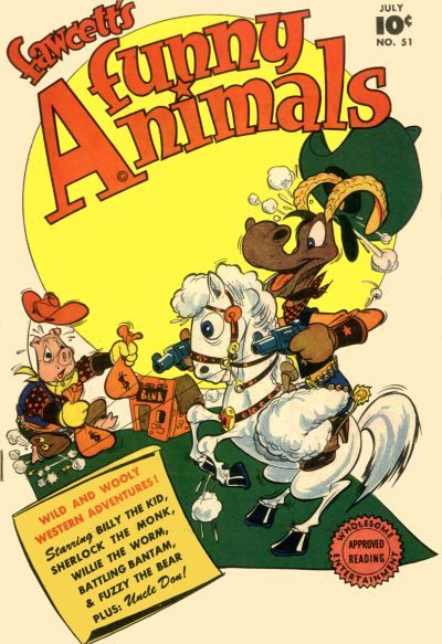 Fawcett's Funny Animals #51 Comic