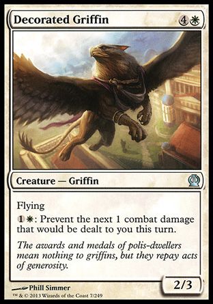 Decorated Griffin (Theros) Trading Card