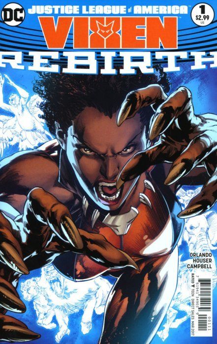 Justice League of America: Vixen - Rebirth #1 Comic