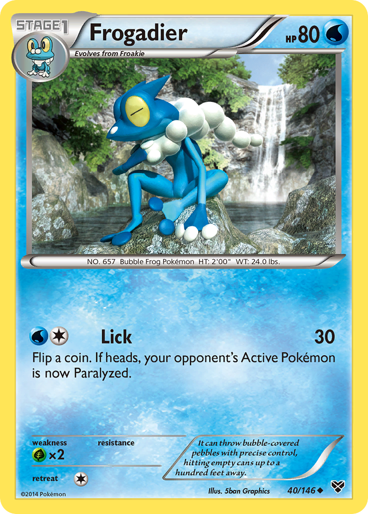 Frogadier (40/146) - XY Pokémon Card