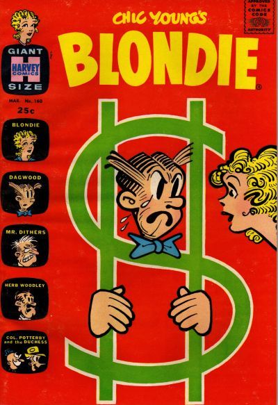 Blondie Comics Monthly #160 Comic