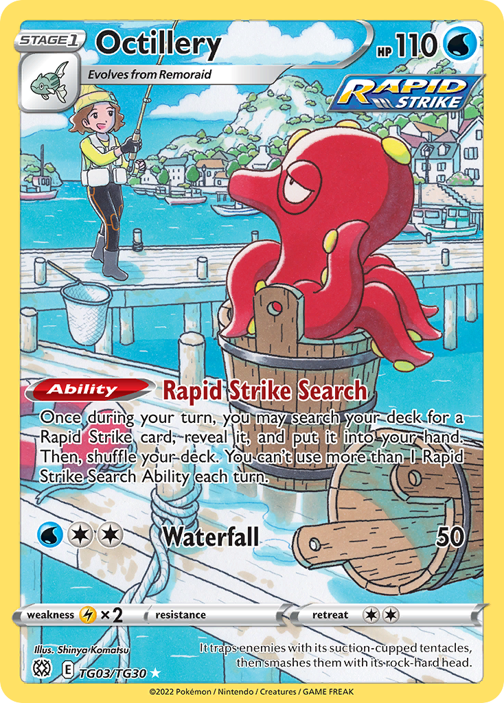 Octillery (TG03) - Brilliant Stars Trainer Gallery Pokémon Card