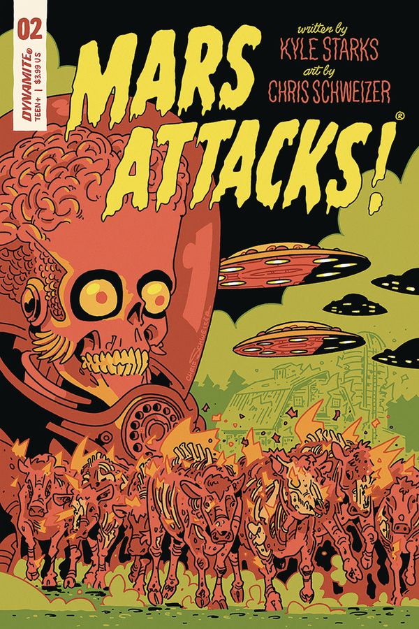 Mars Attacks #2 (Cover E Schweizer Sub Variant)