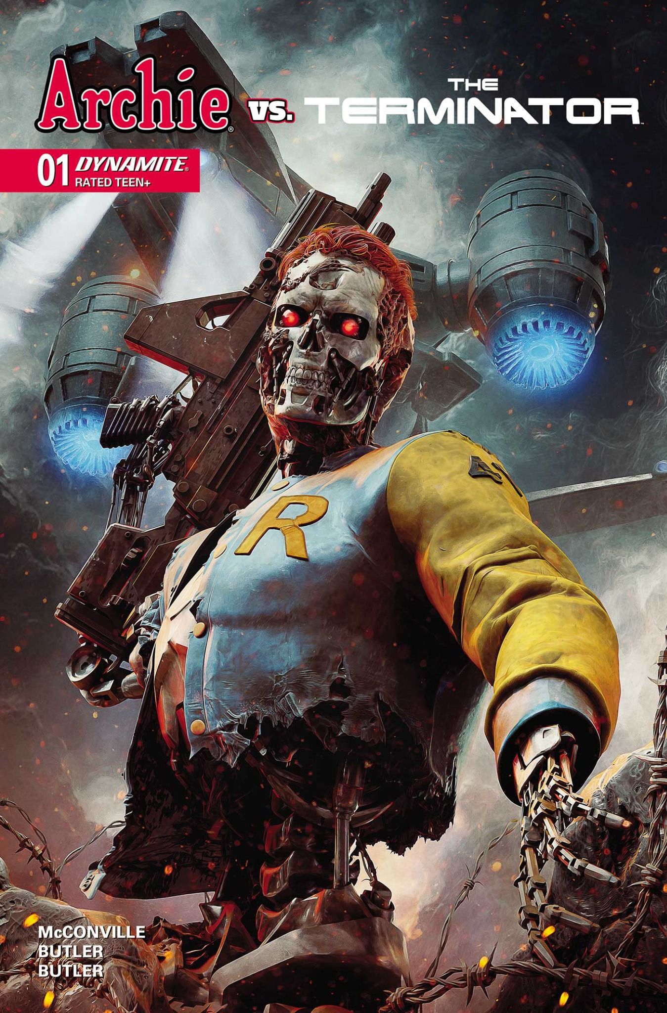 Archie Vs The Terminator #1 (Cvr B Bjorn Barends Variant) Comic