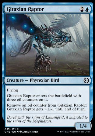 Gitaxian Raptor (Phyrexia: All Will Be One) Trading Card