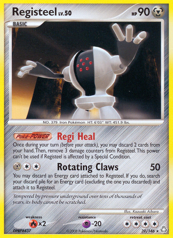 Registeel (39/146) - Legends Awakened Pokémon Card