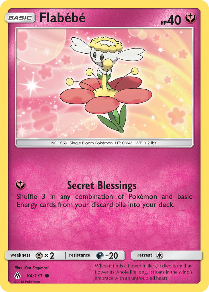 Flabébé (84/131) - Forbidden Light Pokémon Card