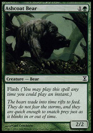 Ashcoat Bear (Time Spiral)