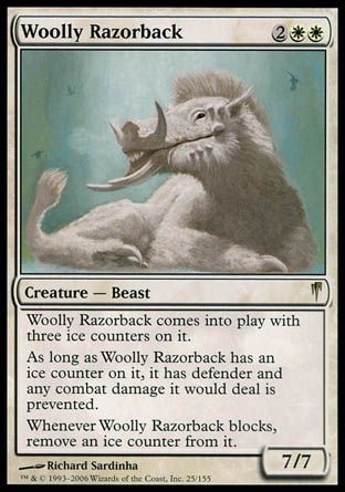 Woolly Razorback (Coldsnap) Trading Card