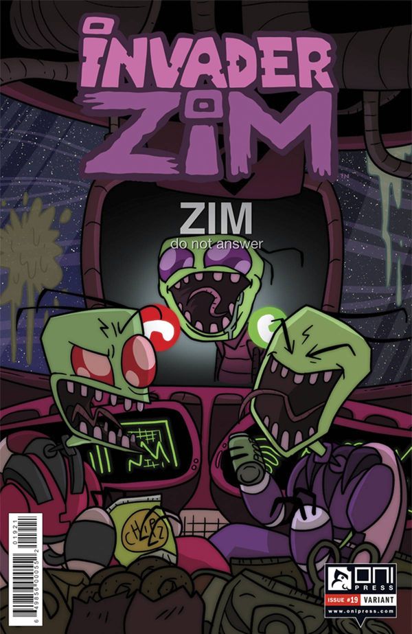 Invader Zim #19 (Variant Green)