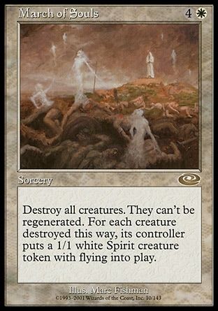 March of Souls (Planeshift) Trading Card