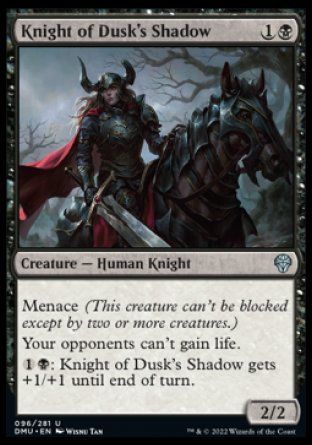 Knight of Dusk's Shadow (Dominaria United) Trading Card