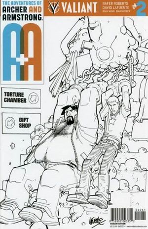 A&A: The Adventures of Archer & Armstrong #2 (Cover F 50 Copy Cover B&w Lafue)