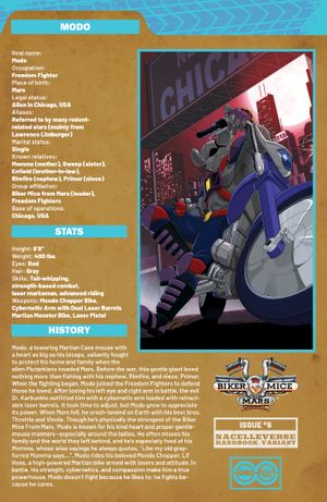 Biker Mice From Mars #6 (Cvr B Patrick Spaziante Handbook Variant)