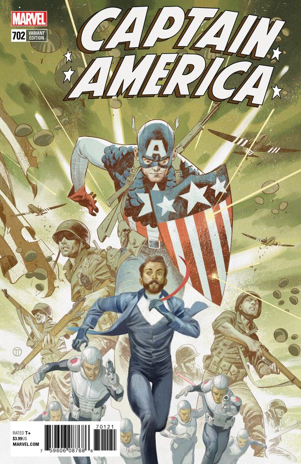 Captain America #702 (Tedesco Connecting Variant)