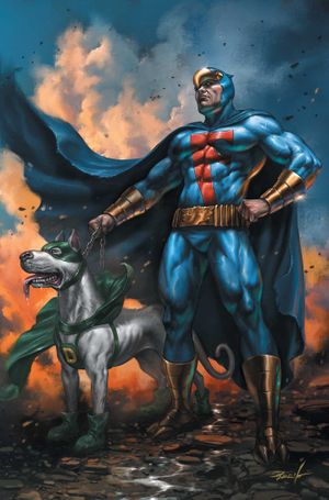 Blue Falcon & Dynomutt #1 (Cvr J Lucio Parillo Metal Virgin Variant)