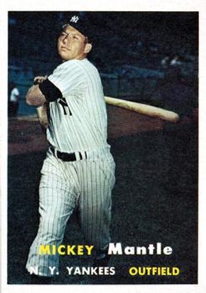 Mickey Mantle 1957 Topps #95