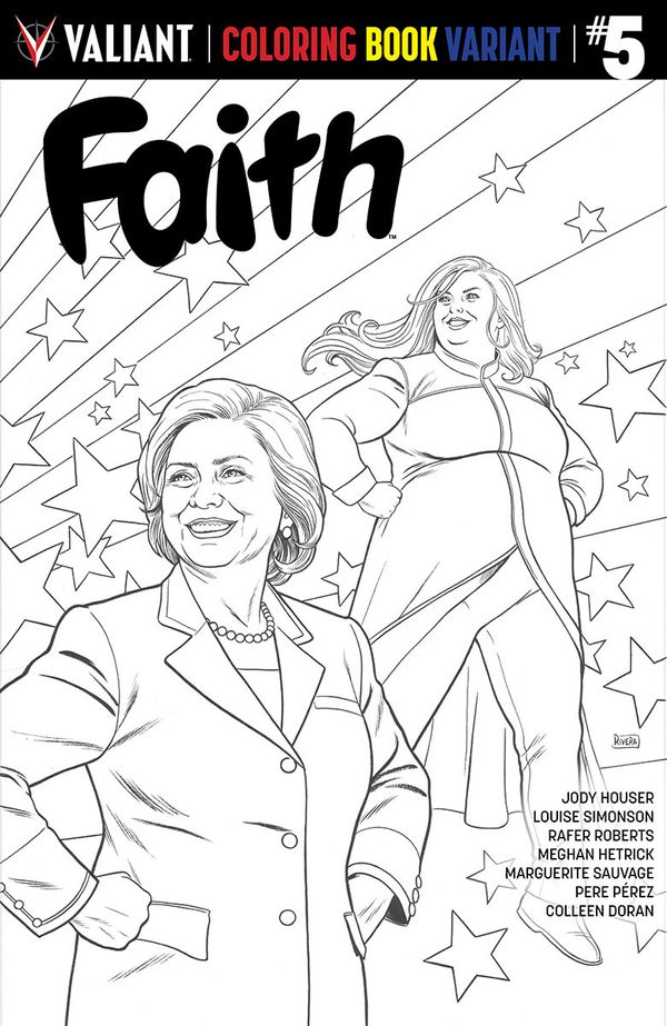 Faith  #5 (Cover D Coloring Book Variant)