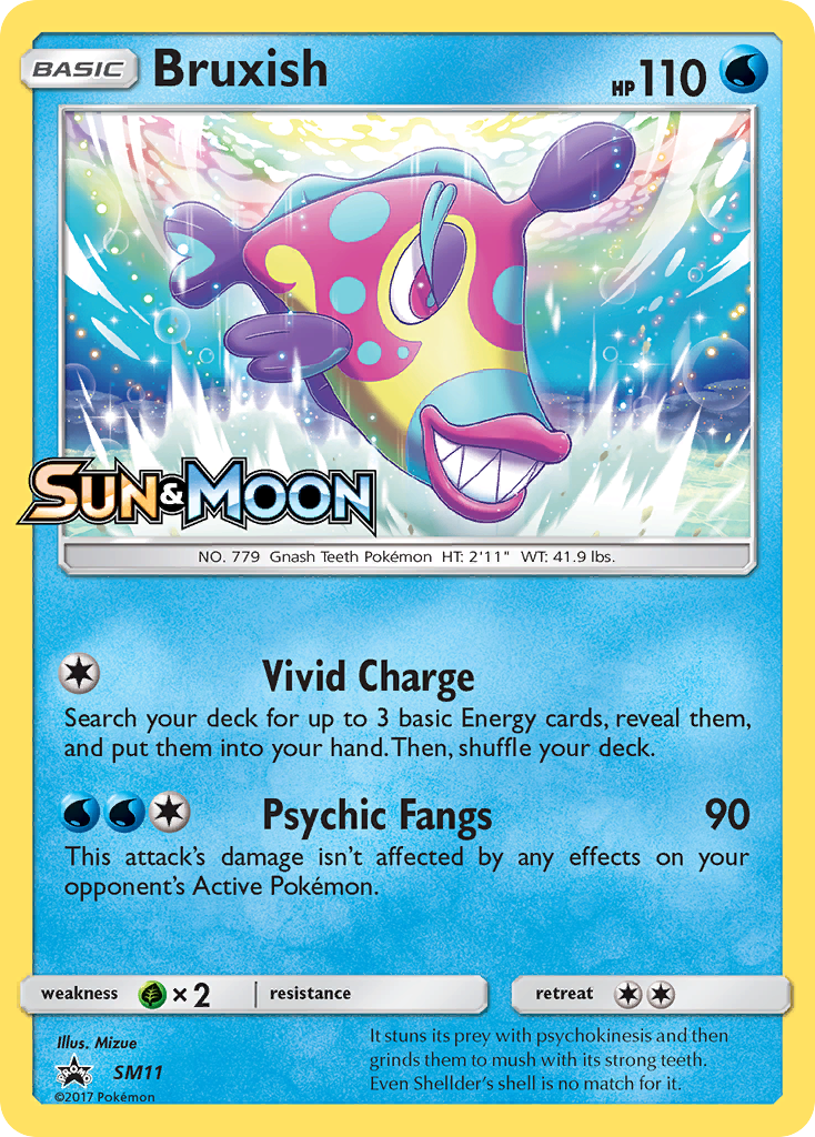 Bruxish (SM11) - SM Black Star Promos Pokémon Card