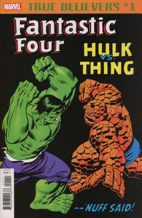 True Believers: Fantastic Four - Hulk vs. Thing #1 Comic