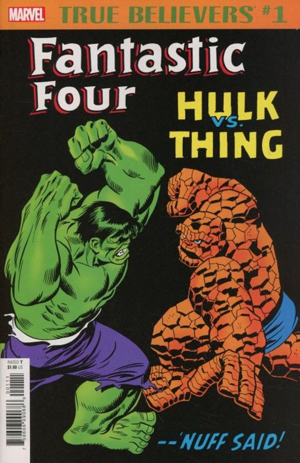 True Believers: Fantastic Four - Hulk vs. Thing #1