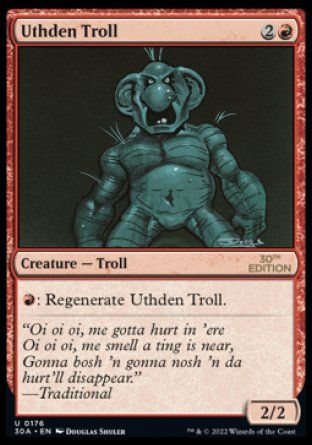 Uthden Troll (Magic 30th Anniversary Edition) Trading Card