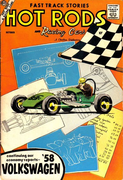 Hot Rods and Racing Cars #37 Comic