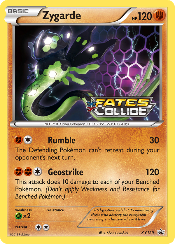 Zygarde (XY129) - XY Black Star Promos