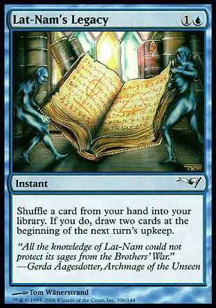 Lat-Nam's Legacy (Coldsnap Theme Decks) Trading Card